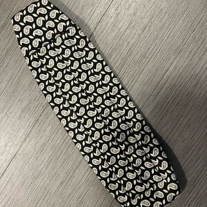 Black Paisley Silk Adjustable Cummerbund New Years Weddings Formals